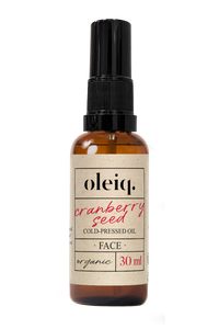 Organic cranberry seed cold-pressed oil. Oleiq