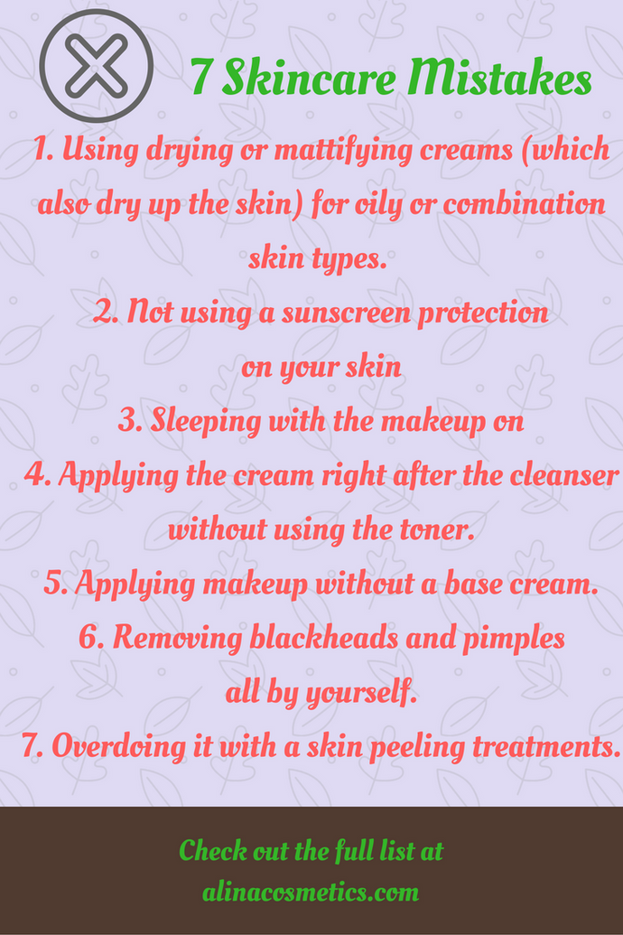 7 Skincare Mistakes You Should Avoid