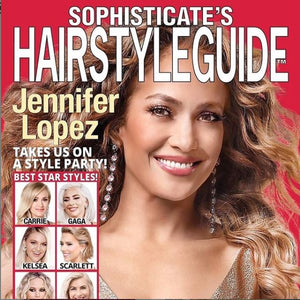 Jennifer Lopez on the cover of Sophisticate's Hairstyle Guide Magazine