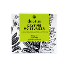 Duetus Daytime Moisturizer with hemp oil, vitamin B3 and activated charcoal