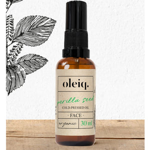 Oleiq. perilla seed cold-pressed face oil. organic