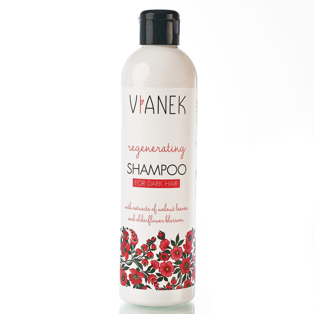 color safe shampoo for dark hair, cruelty-free, Vianek brand