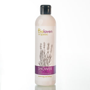 Biolaven Organic Shower Gel with Grapes and Lavender