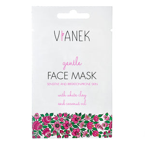 Vianek Gentle Face Mask Sensitive and Irritation Prone Skin with white clay and coconut oil