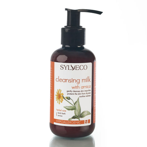 Sylveco cleansing milk with arnica homeopathic remedy for extra dry skin